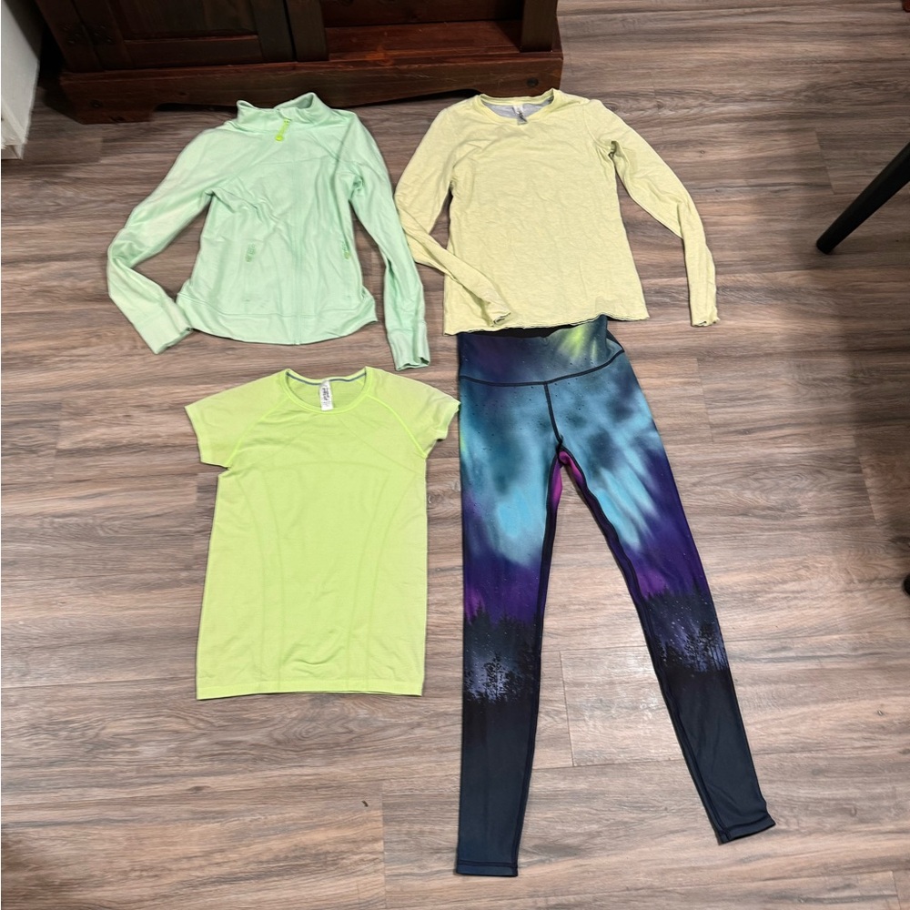 girls lulu lemon (Ivivva sz14) set